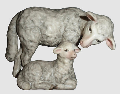 Goebel Hummel Jumbo Nativity Sheep and Lamb Figurine 260 H Gerhard Skrobek Manger Scene Animal Large Vintage Germany Porcelain