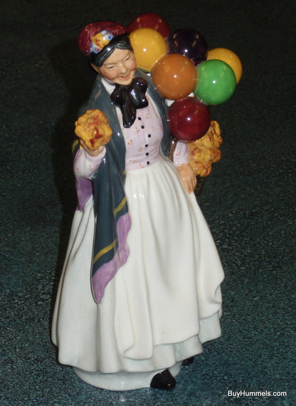 Royal Doulton Figurine "Biddy Penny Farthing" HN1843 Balloon Lady Collectible!