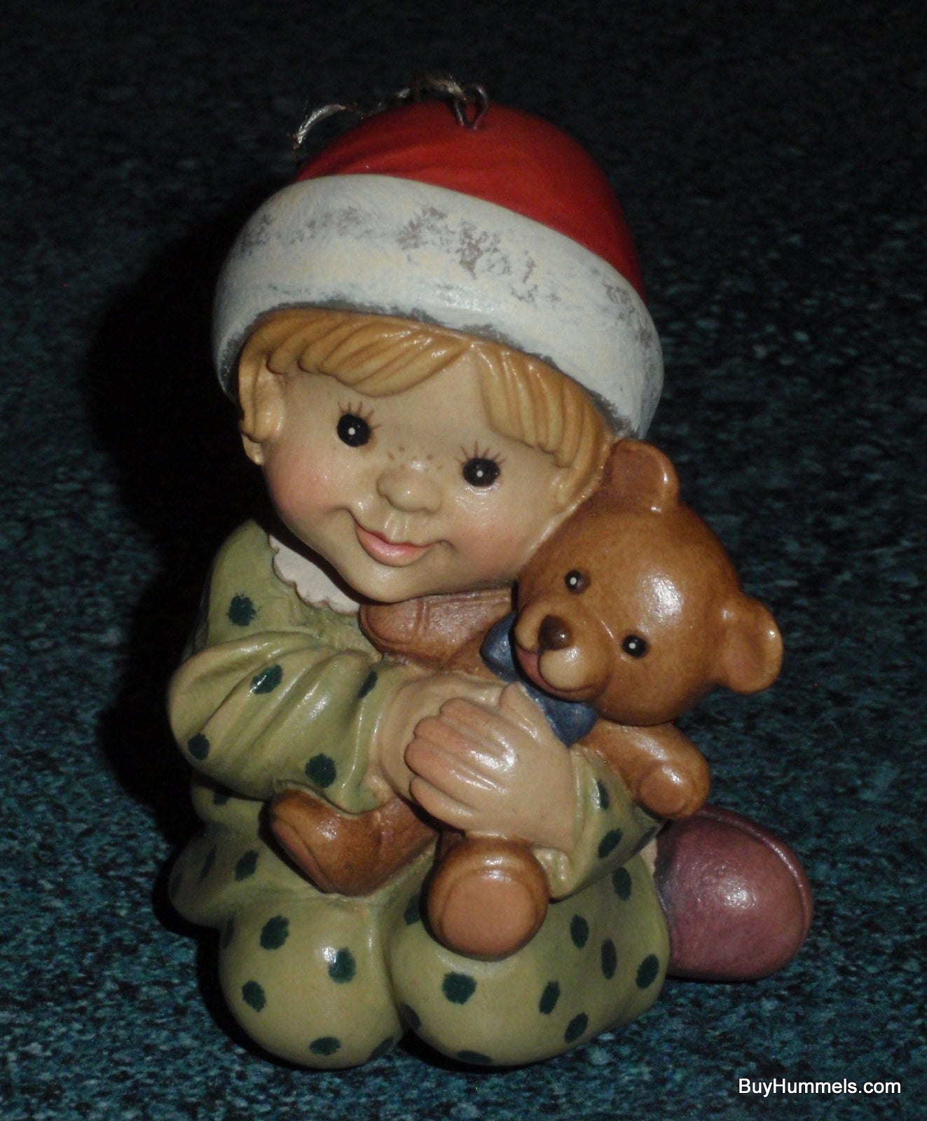 "All I Want For Christmas" Anri Sarah Kay Wood Carved Christmas Ornament #57503 SIGNED WIth Original Box!