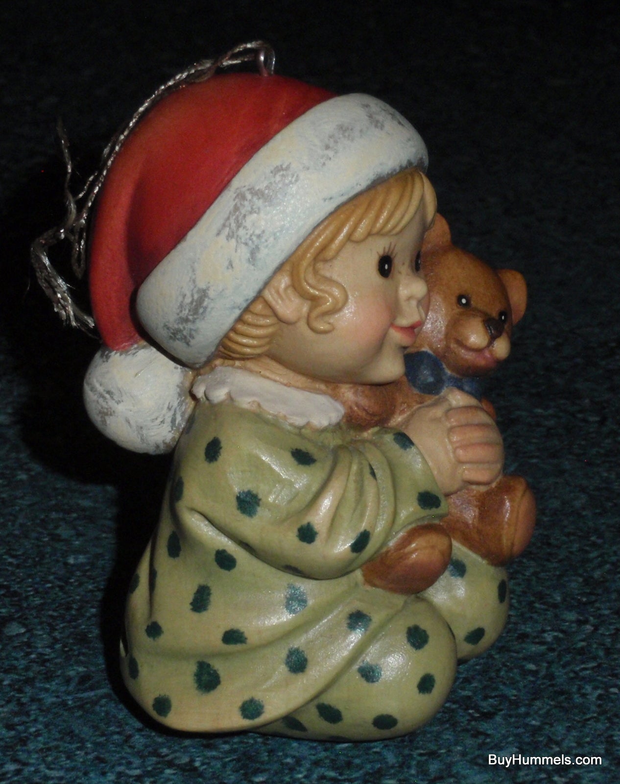 "All I Want For Christmas" Anri Sarah Kay Wood Carved Christmas Ornament #57503 SIGNED WIth Original Box!