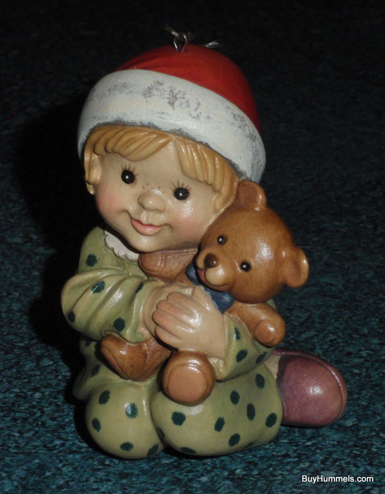 "All I Want For Christmas" Anri Sarah Kay Wood Carved Christmas Ornament #57503 SIGNED WIth Original Box!