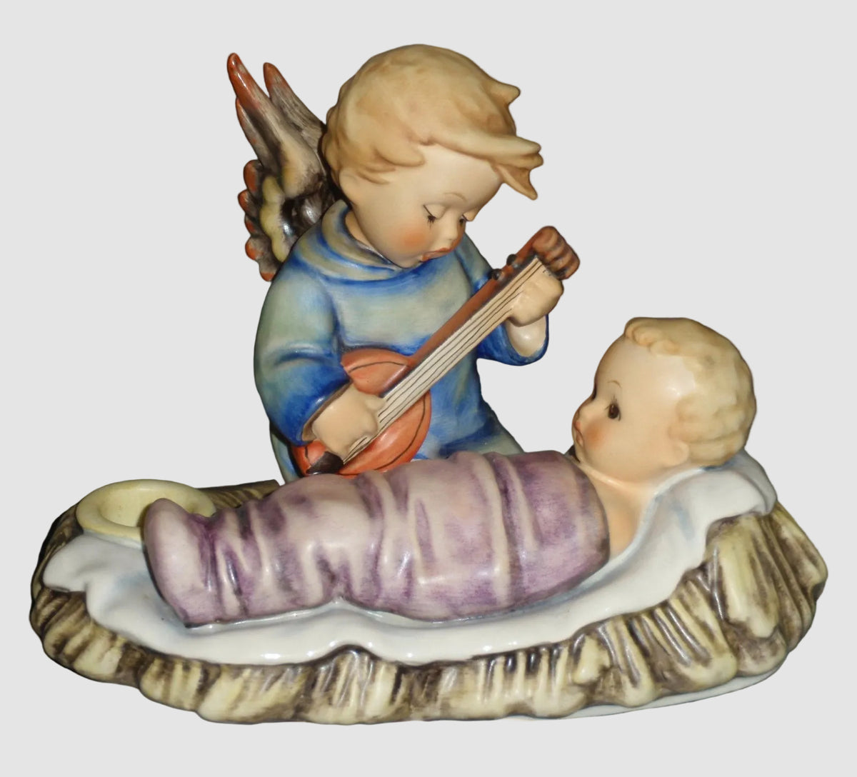 "Lullaby" Large Goebel Hummel Figurine Candleholder #24/III (8")