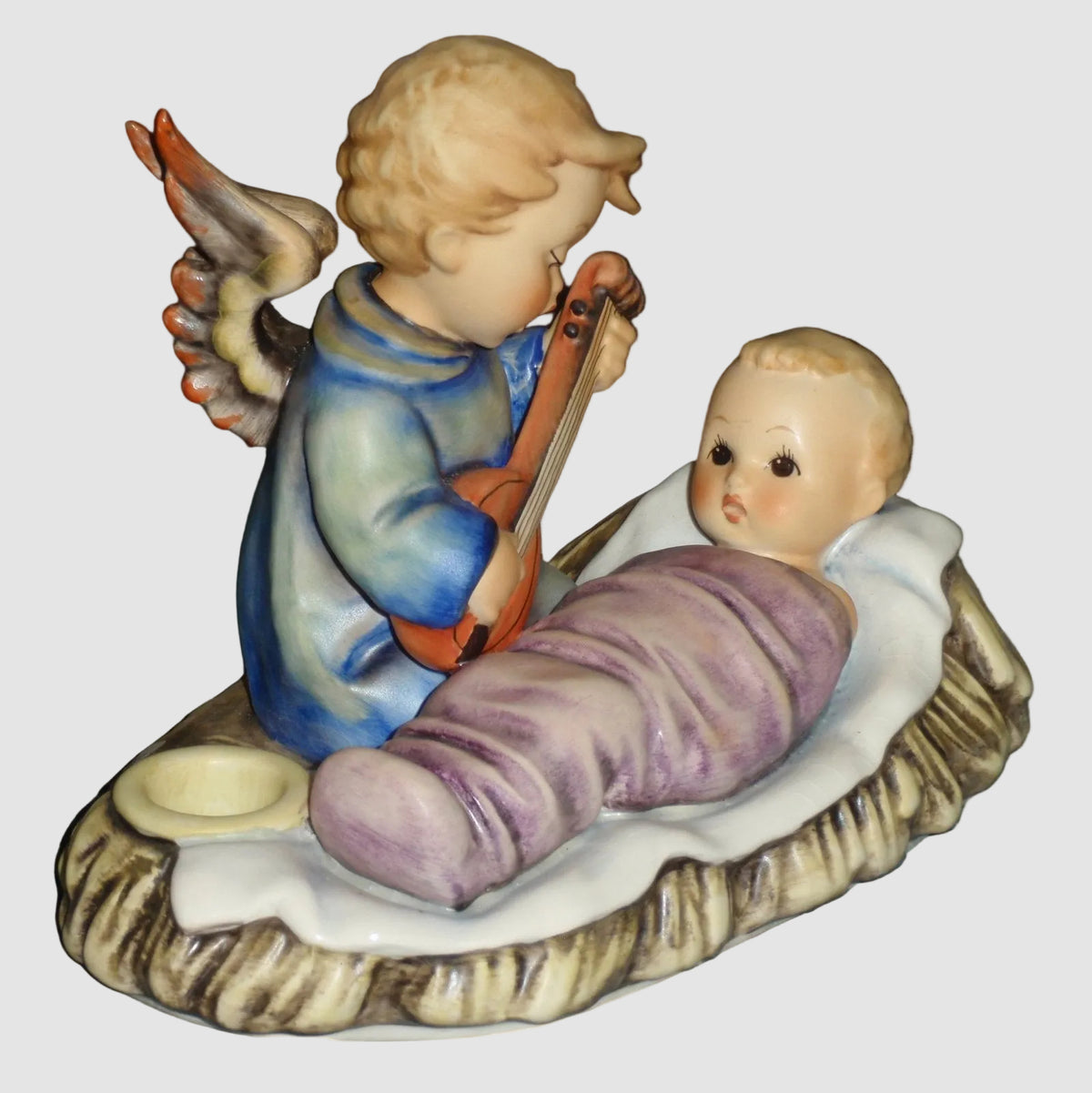 "Lullaby" Large Goebel Hummel Figurine Candleholder #24/III (8")