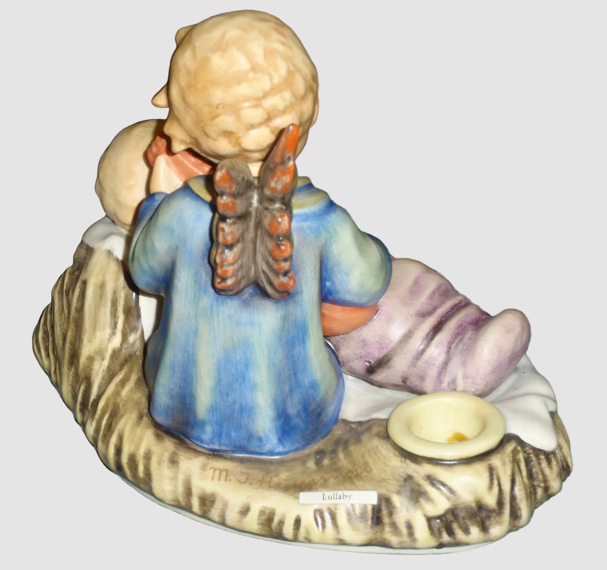 "Lullaby" Large Goebel Hummel Figurine Candleholder #24/III (8")