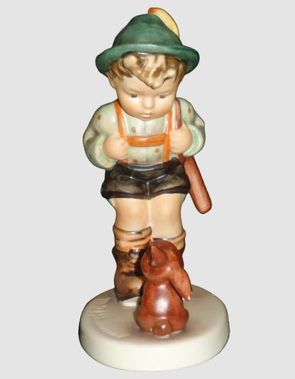 "Sensitive Hunter" Goebel Hummel Large Figurine #6/I (6")