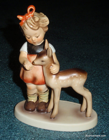 "Friends" Goebel Hummel Figurine #136/1 - Little Girl With Fawn - ADORABLE!