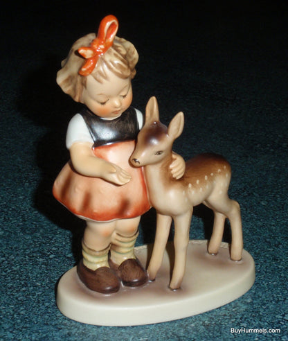 "Friends" Goebel Hummel Figurine #136/1 - Little Girl With Fawn - ADORABLE!