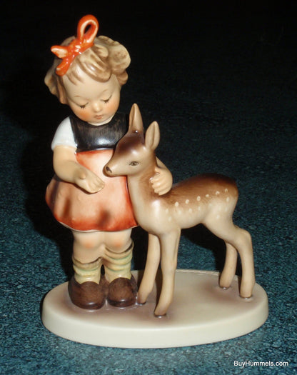 "Friends" Goebel Hummel Figurine #136/1 - Little Girl With Fawn - ADORABLE!