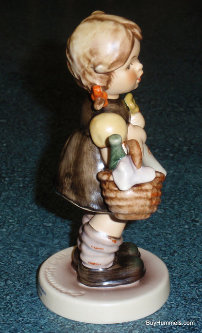 "Little Visitor" Goebel Hummel Figurine #563/0 TMK7 Little Girl With Basket - ADORABLE GIFT!