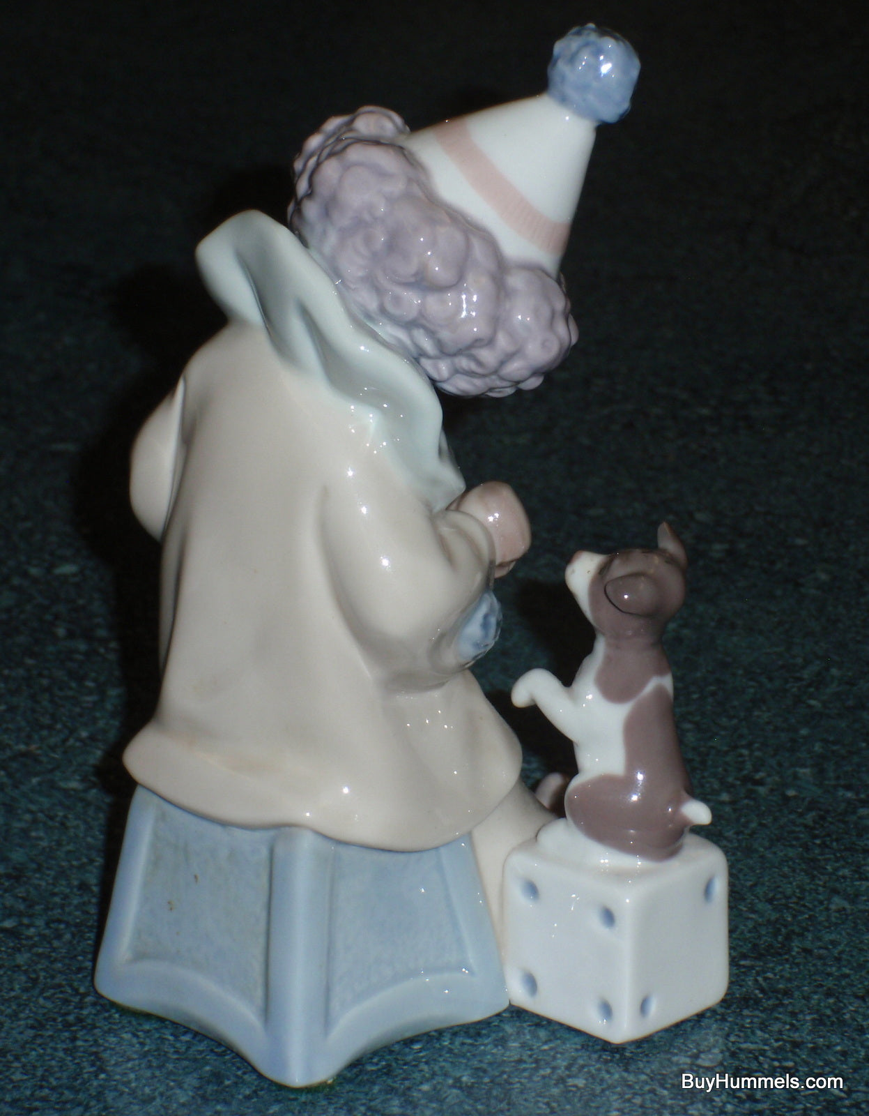 Pierrot With Concertina Lladro Clown And Puppy Dog Figurine #5279 - Collectible Gift!