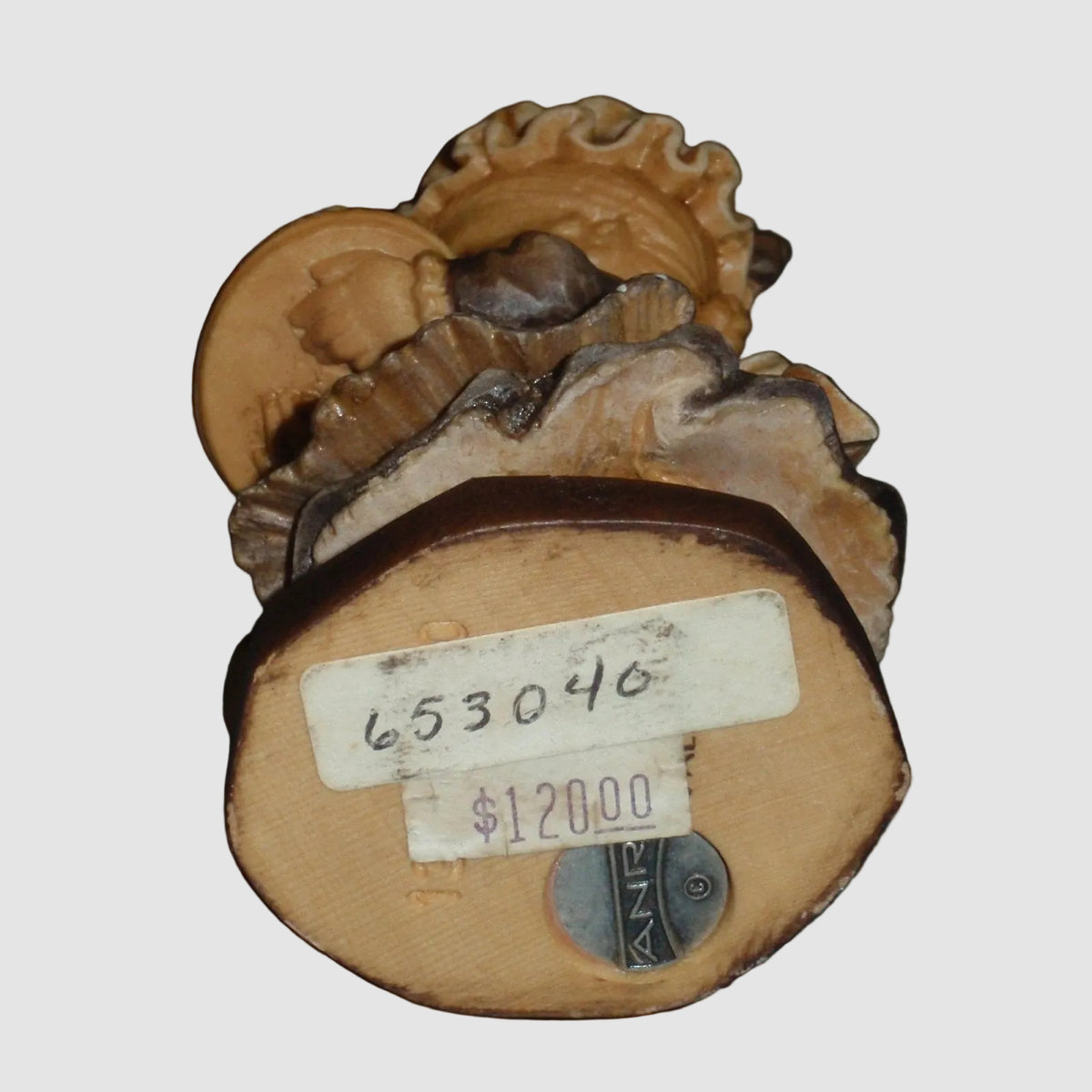 "Afternoon Tea" Anri Sarah Kay Wood Carving Figurine #653040 (4" LE)