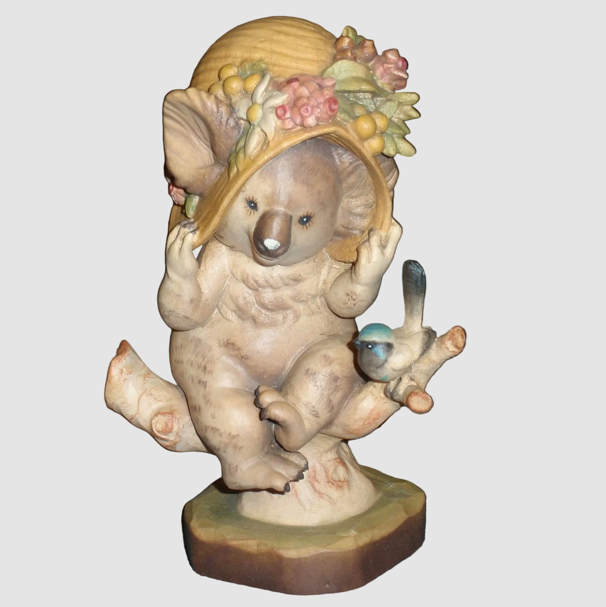 "A Little Bird Told Me" Anri Sarah Kay Koala Figurine #653601 (5.5" LE)