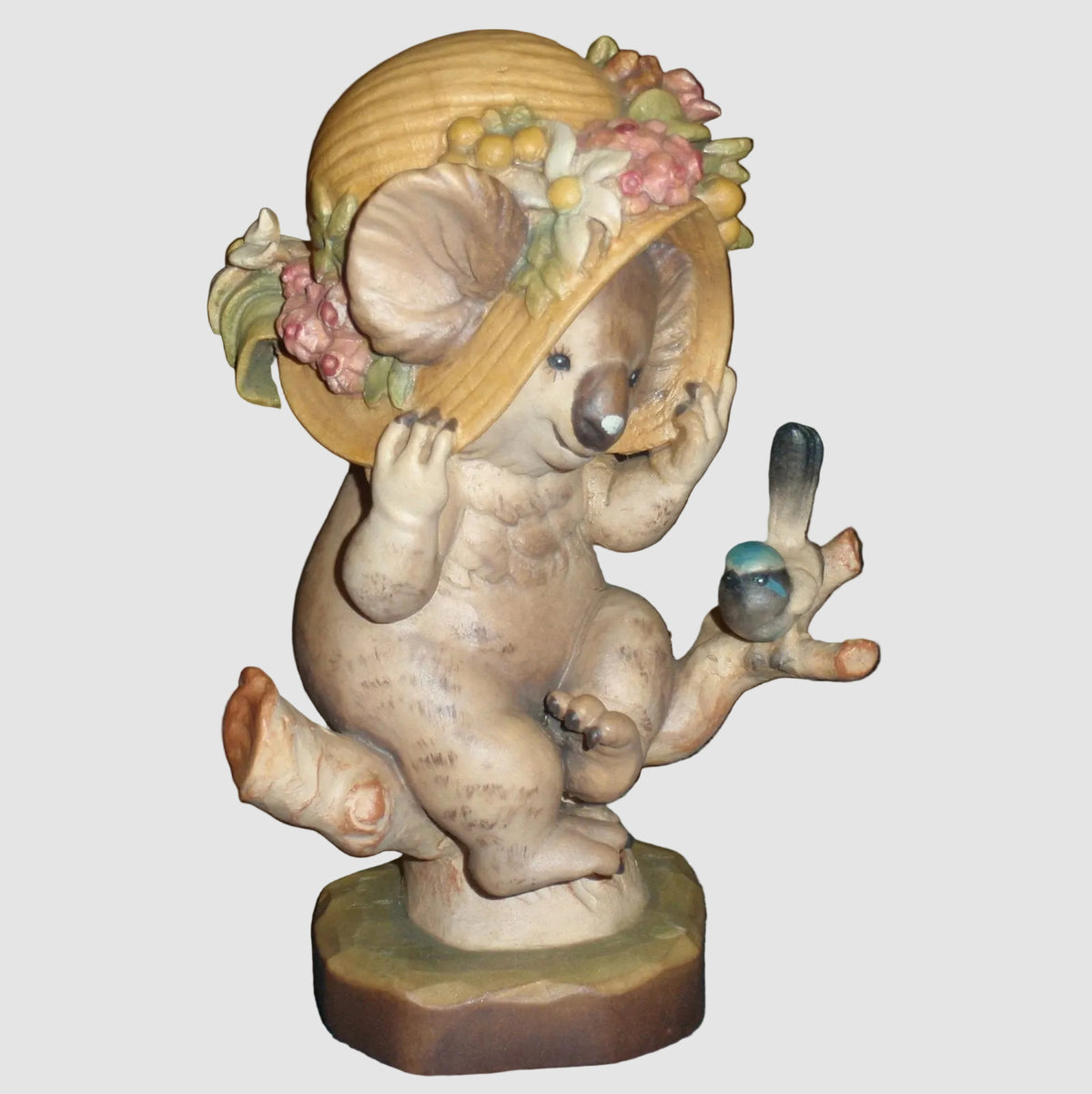 "A Little Bird Told Me" Anri Sarah Kay Koala Figurine #653601 (5.5" LE)