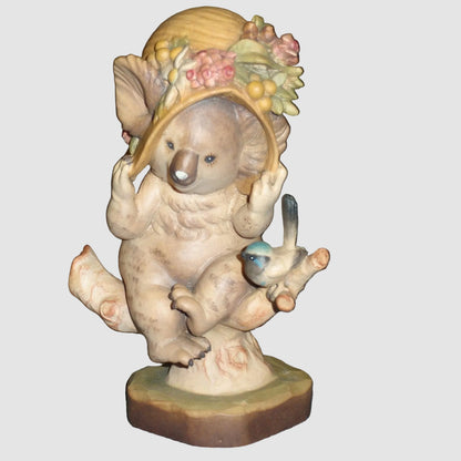 "A Little Bird Told Me" Anri Sarah Kay Koala Figurine #653601 (5.5" LE)