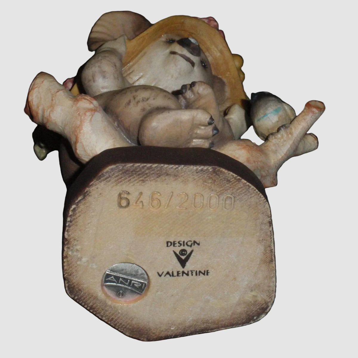 "A Little Bird Told Me" Anri Sarah Kay Koala Figurine #653601 (5.5" LE)