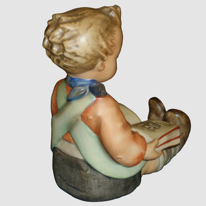 "Bookworm Boy" Goebel Hummel Bookend Figurine #14/A (TMK-2 Full Bee)