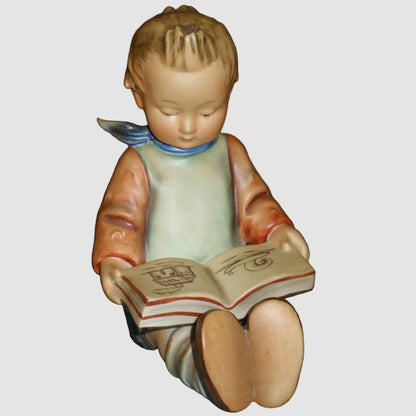 "Bookworm Boy" Goebel Hummel Bookend Figurine #14/A (TMK-2 Full Bee)