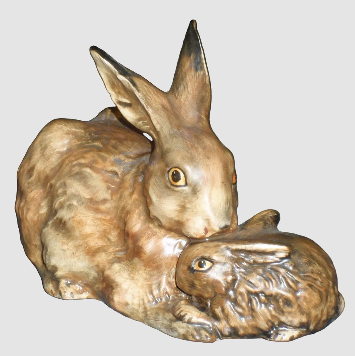 "Mother Bunny With Baby" Goebel Figurine #34301 (4" x 5.75")