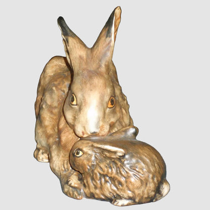 "Mother Bunny With Baby" Goebel Figurine #34301 (4" x 5.75")