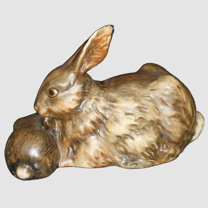 "Mother Bunny With Baby" Goebel Figurine #34301 (4" x 5.75")