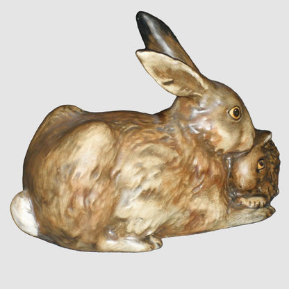 "Mother Bunny With Baby" Goebel Figurine #34301 (4" x 5.75")