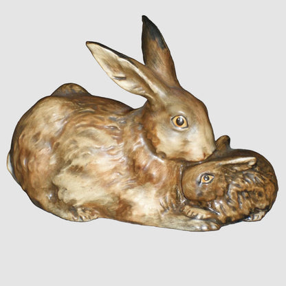 "Mother Bunny With Baby" Goebel Figurine #34301 (4" x 5.75")