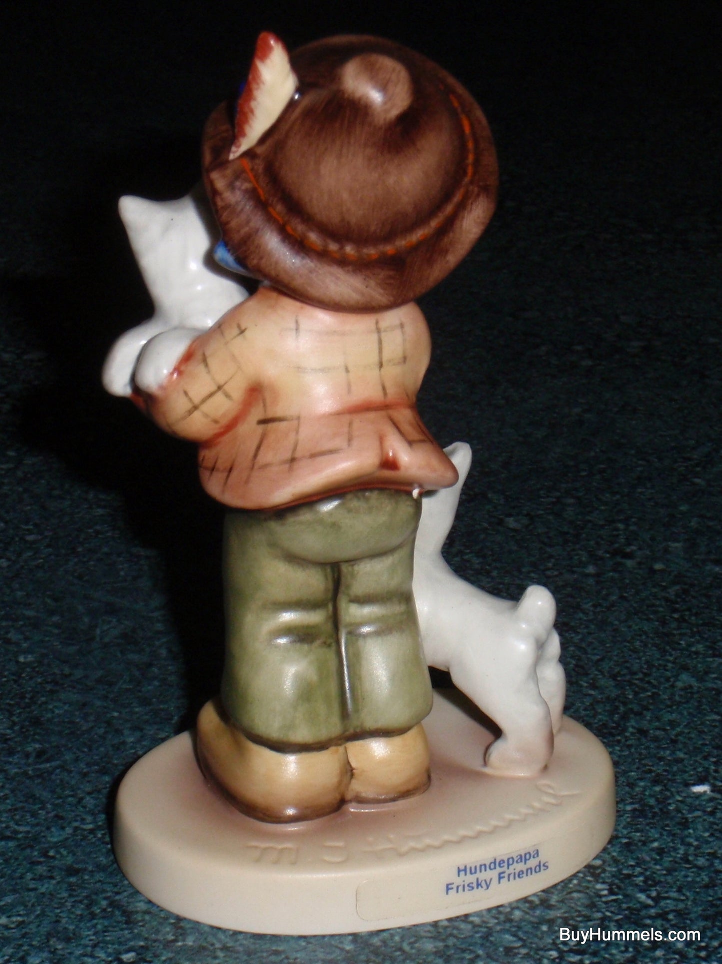 Goebel Hummel Figurine "Frisky Friends" #2008 Boy with Puppies
