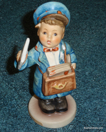 "Postman" Goebel Hummel Mailman Figurine #119 - Little Boy With Special Letter!