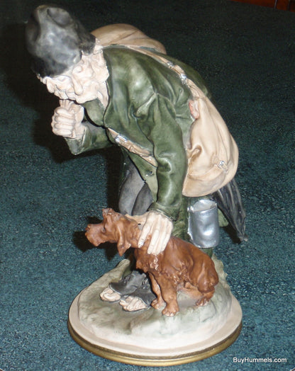 Capodimonte Italy Giuseppe Cappe Porcelain Figurine "Tramp and Scamp" RARE GIFT!