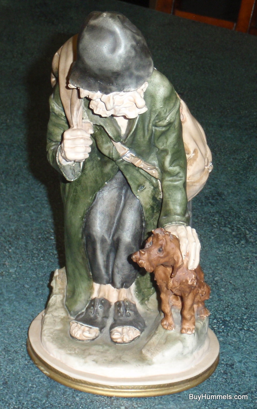 Capodimonte Italy Giuseppe Cappe Porcelain Figurine "Tramp and Scamp" RARE GIFT!