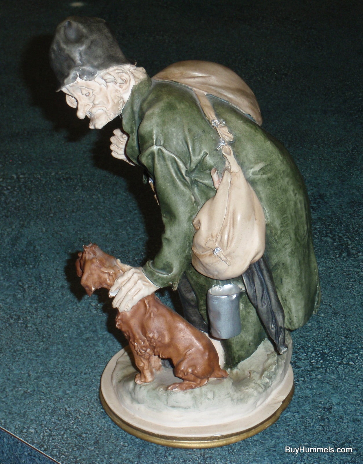 Capodimonte Italy Giuseppe Cappe Porcelain Figurine "Tramp and Scamp" RARE GIFT!