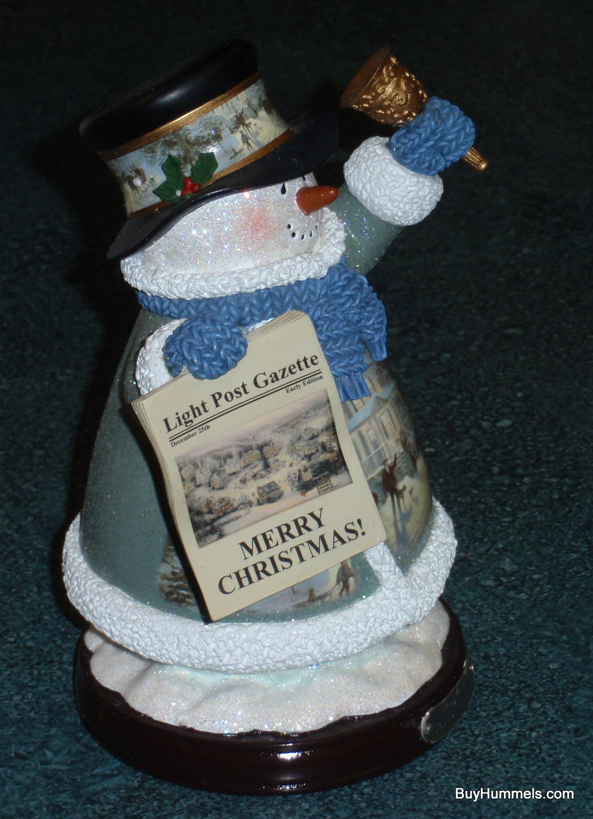 "Home for the Holidays" Thomas Kinkade Snowman Bradford Exchange Christmas Gift!