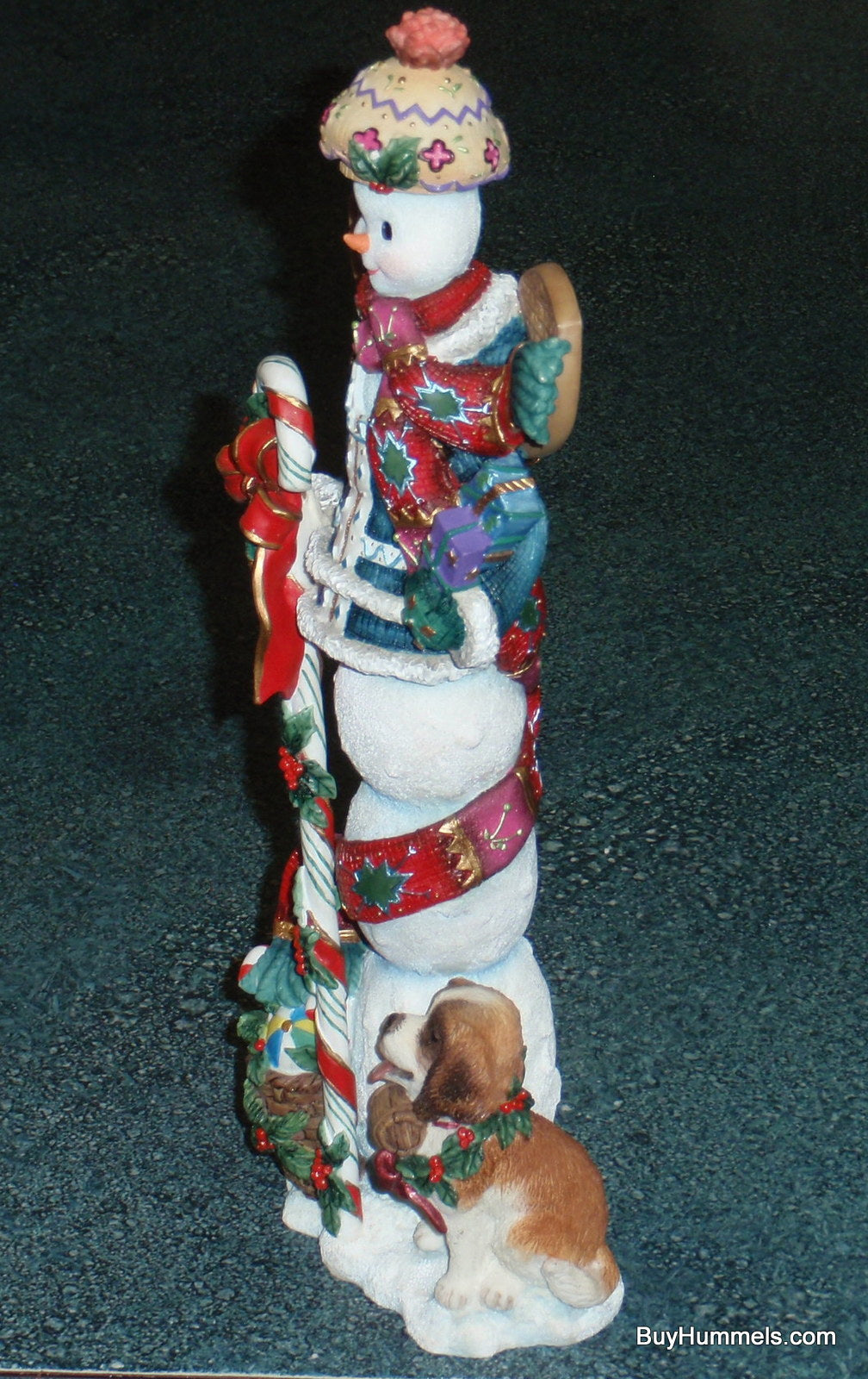 2005 Lenox Winter Stroll Snowman And Puppy Dog Christmas Decoration - GIFT!