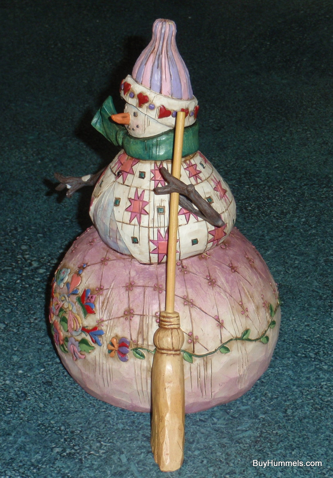 Jim Shore Figurine Winter's Warmth Snowman 112249 Heartwood Creek Christmas Gift