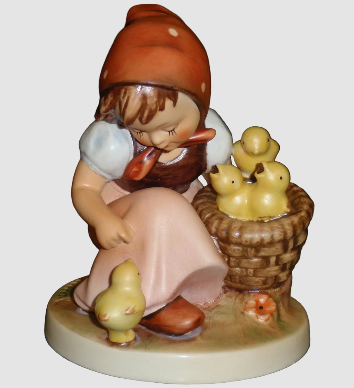 "Chick Girl" Goebel Hummel Large Figurine #57/I (4.25")
