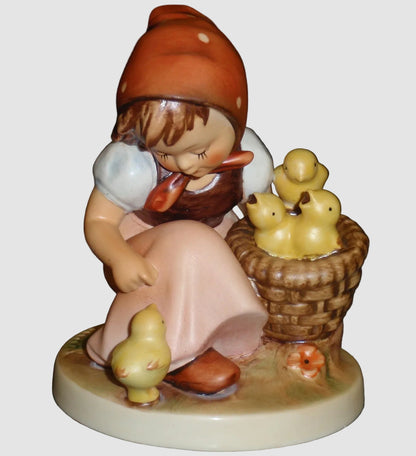 "Chick Girl" Goebel Hummel Large Figurine #57/I (4.25")