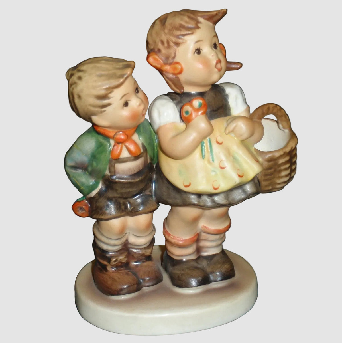 Goebel Hummel To Market Figurine 49 3 0 Brother and Sister Arthur Moeller Vintage Germany Porcelain 