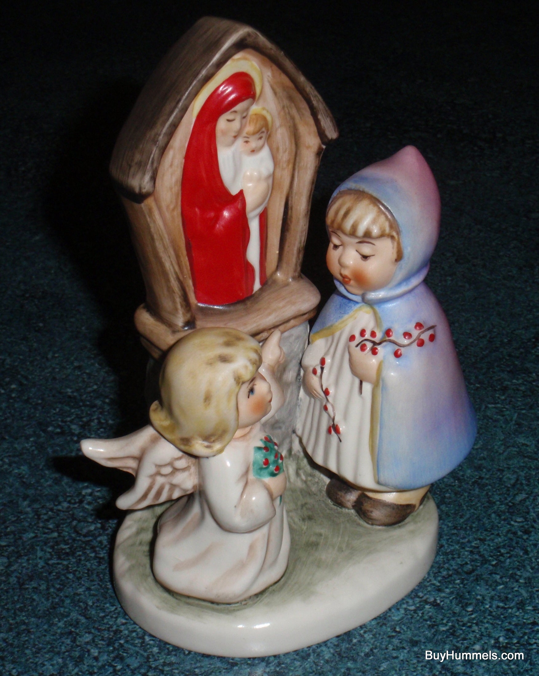 Goebel Angel and Child at Mary's Shrine Figurine 44 055-13 Religious Vintage
