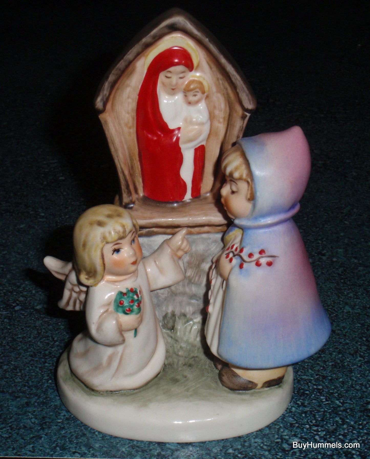 "Angel and Child at Mary's Shrine" Goebel Figurine #44 055-13
