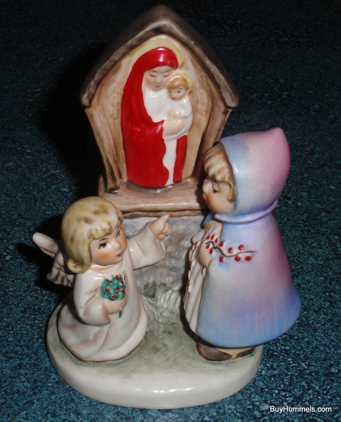 "Angel and Child at Mary's Shrine" Goebel Figurine #44 055-13