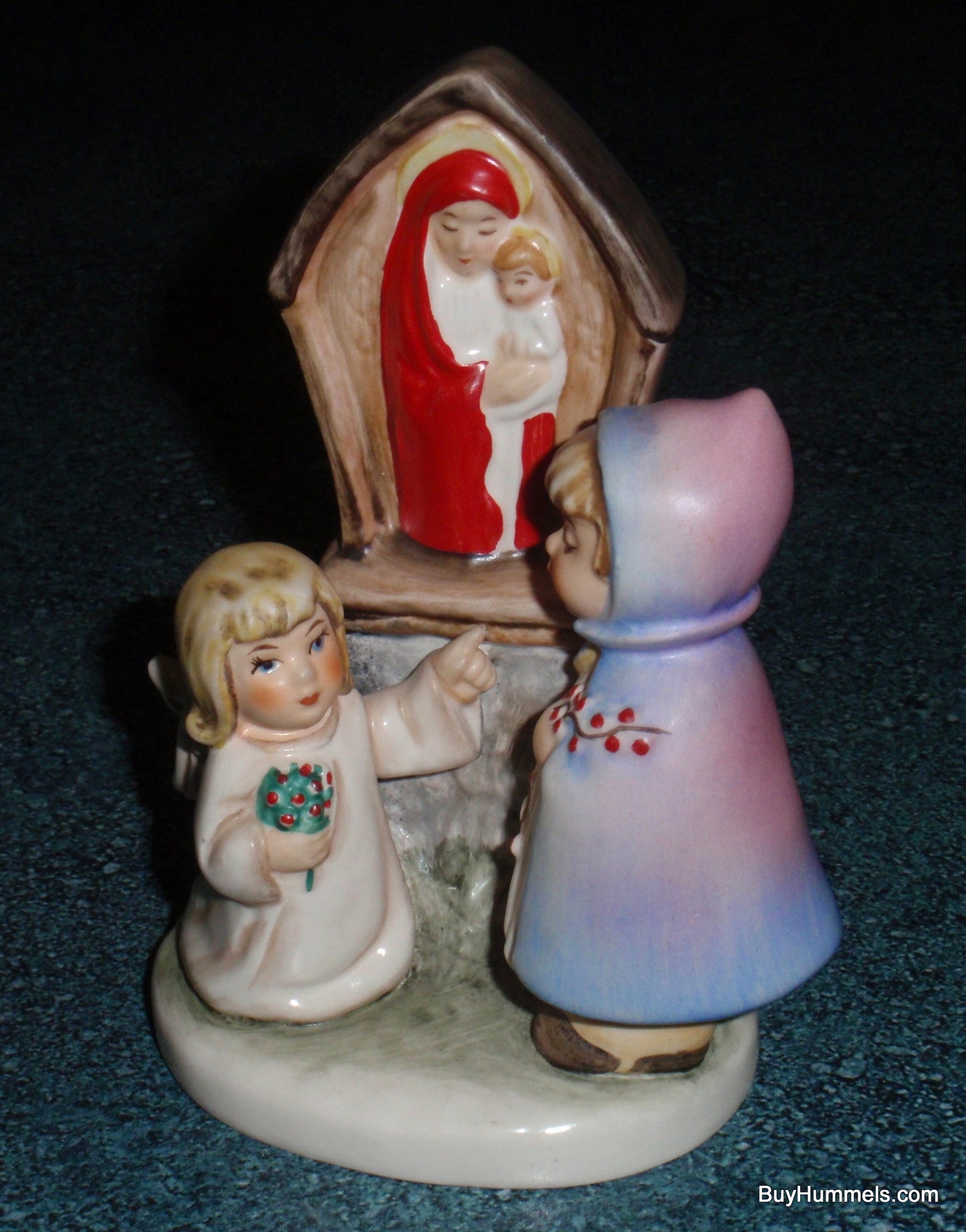 "Angel and Child at Mary's Shrine" Goebel Figurine #44 055-13