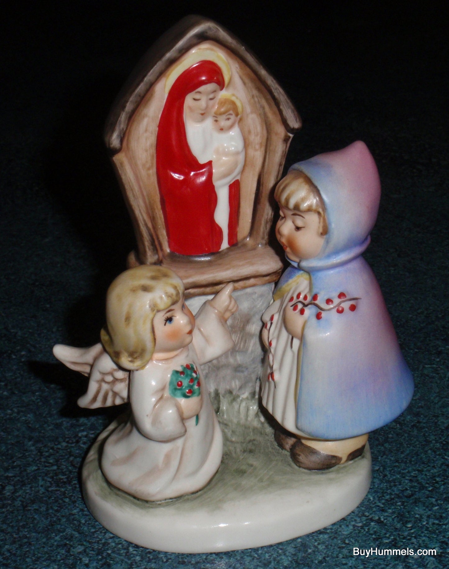 "Angel and Child at Mary's Shrine" Goebel Figurine #44 055-13