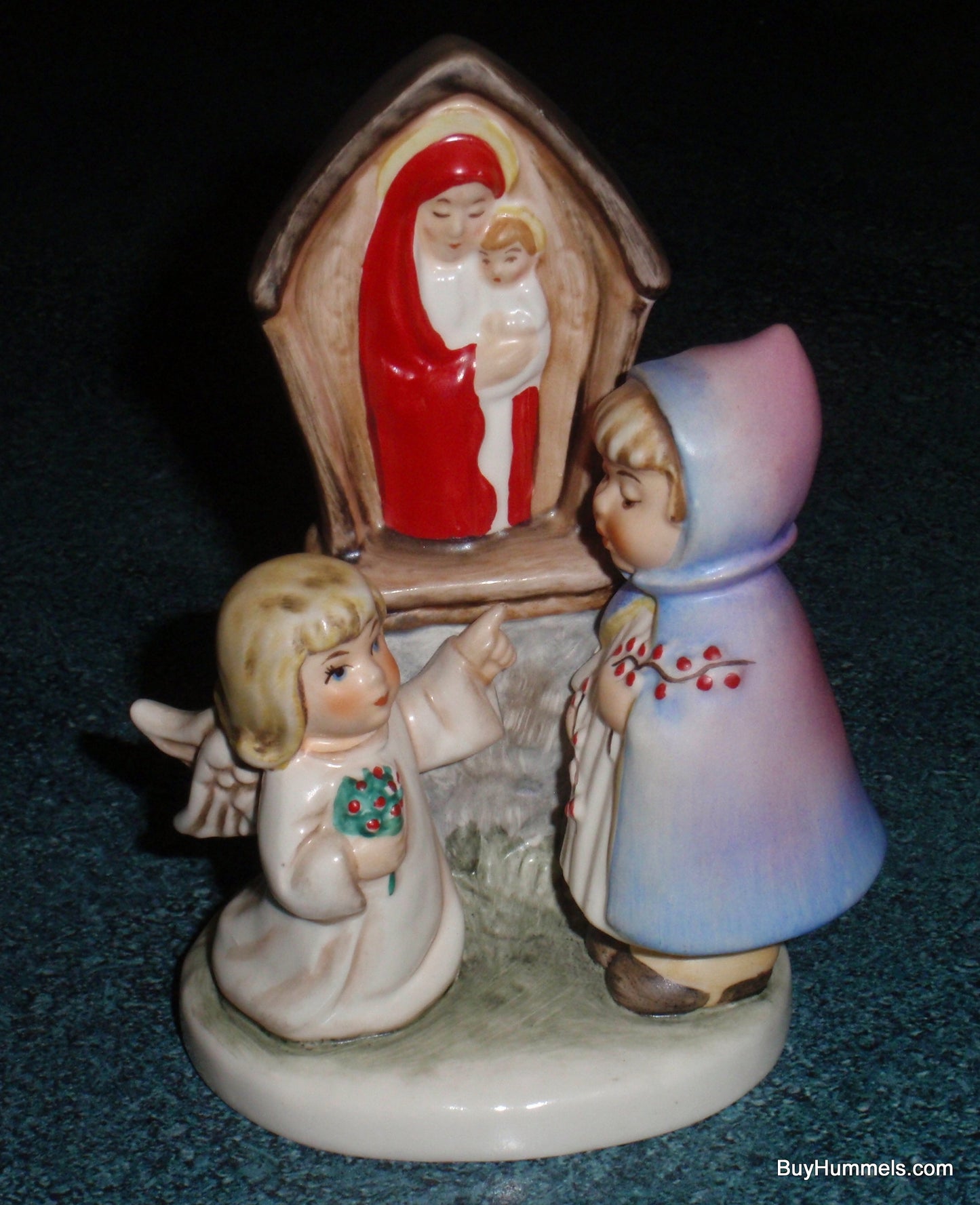 "Angel and Child at Mary's Shrine" Goebel Figurine #44 055-13