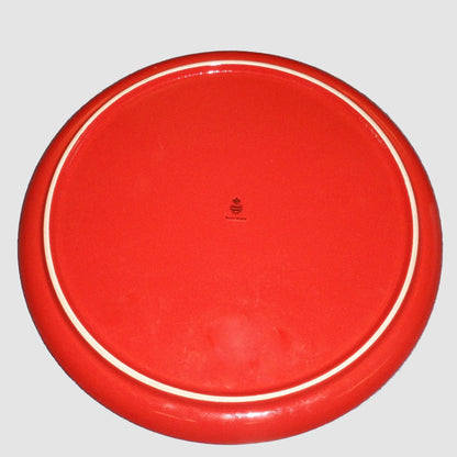 Waechtersbach Germany Red Christmas Tree Serving Platter / Cookie Plate - 12-3/8"