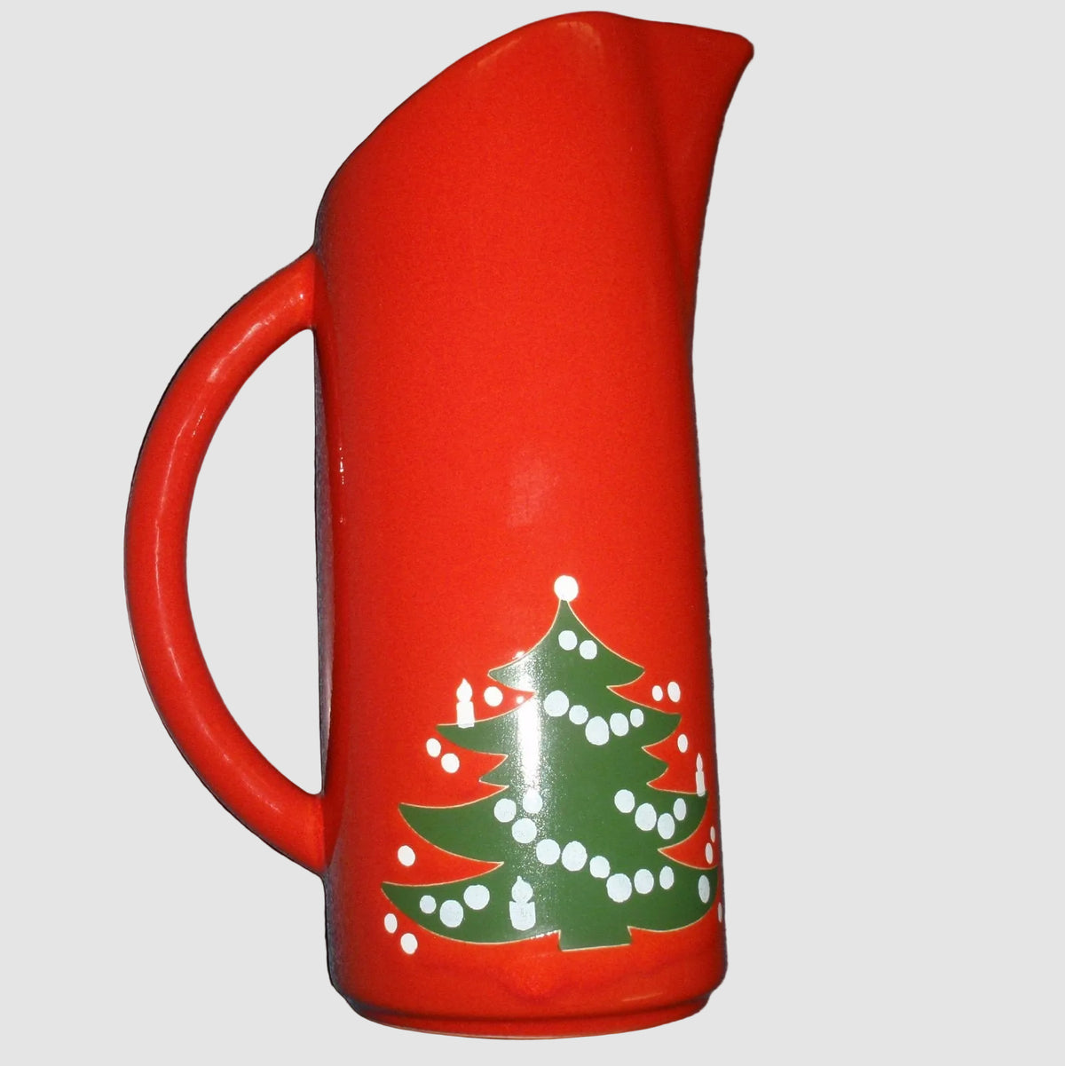 Waechtersbach Christmas Tree 10" Tall Red Pitcher - 32oz