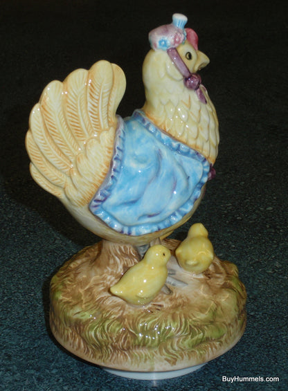 Beatrix Potter Figurine Roating Music Box "Sally Henny Penny" - Cute Farm Life Chicken Collectible Gift!