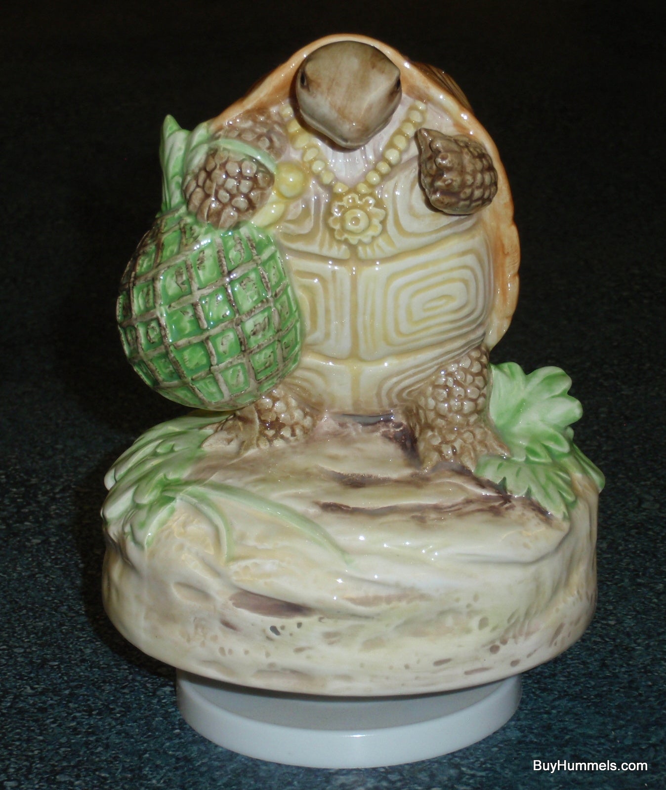 Schmid Beatrix Potter Mr. Alderman Ptolemy Turtle Music Box Rotates And Plays Zip-a-Dee-Doo-Dah