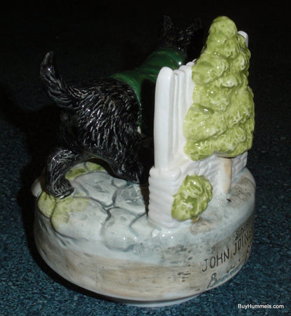 Scottie Dog Music Box Beatrix Potter John Joiner Schmid Rotates And Plays "Whistle A Happy Tune"