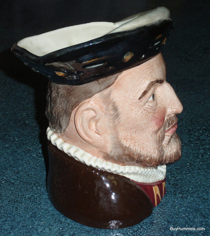 "Henry VIII" Royal Doulton Character Jug D6642 - Large 6.5"