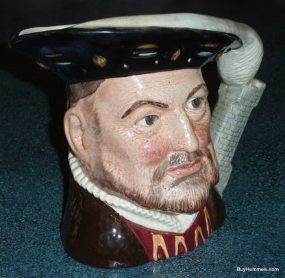 "Henry VIII" Royal Doulton Character Jug D6642 - Large 6.5"
